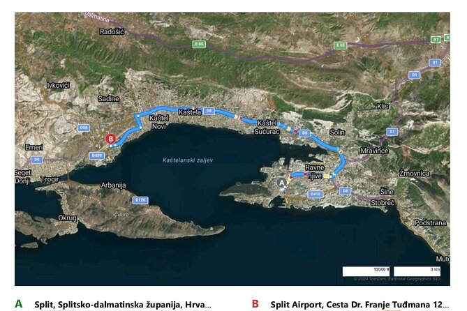 Airport Split: Private Transfer from Split - Leaving Split without the usual airport scramble