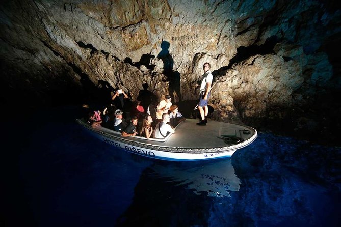 Blue Cave and Hvar 5 Islands full-day Speedboat Tour from Split - Swimming and snorkeling at Budikovac