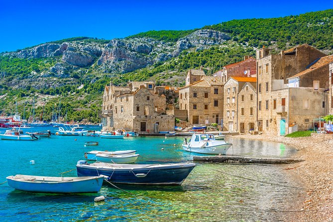 Blue Cave and Hvar Boat Tour: Small-Group from Split or Brac - Komiža, a fishing town with time for lunch