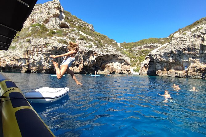 Blue cave & Hvar, 5 islands speed boat tour with unique boats from Split - Entering the Blue Cave on Bisevo