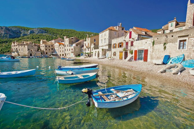 Blue Cave, Hvar, Vis and Pakleni Islands Group Speedboat Tour - Swimming near the Pakleni Islands