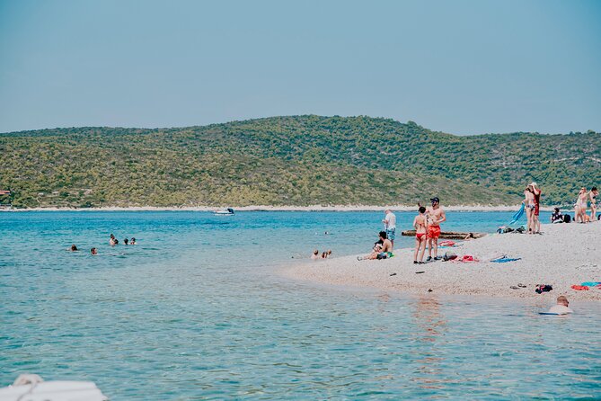 Blue cave, Mama Mia and Hvar, 5 island speedboat tour from Trogir - Stiniva Cove from the sea