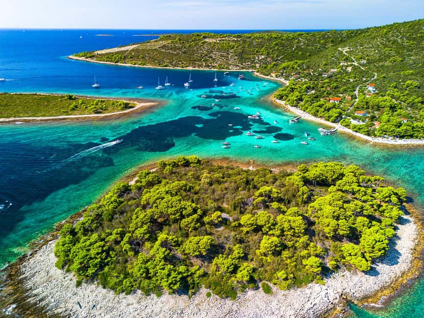 Blue Lagoon & Šolta Small-Group Boat Tour from Split - Blue Lagoon: one hour in bright, shallow water