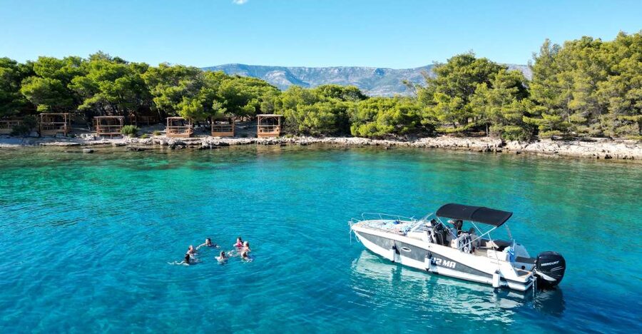 From Makarska: Hidden Gems of Hvar Island's North Shore - Mala Stiniva brings the action