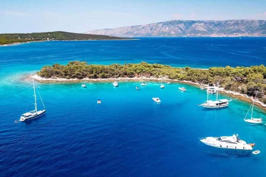 From Makarska:Hvar and Brač Island : Day Tour with speedboat - Biskup Beach and the calm side of Brač