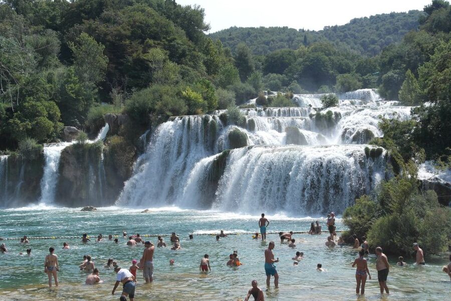 From Omiš: Krka Waterfalls and Trogir Small Group Tour - Trogir’s compact UNESCO center