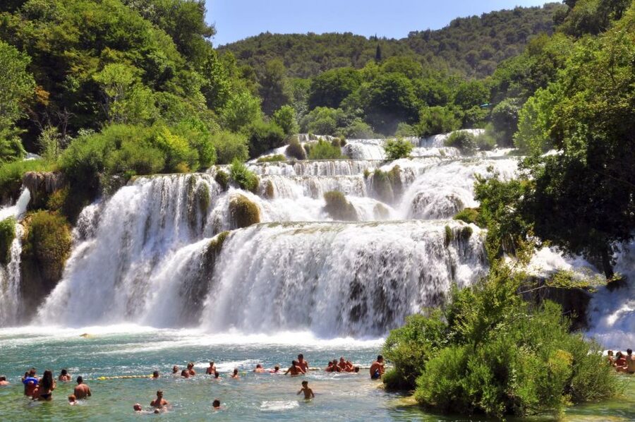 From Omiš: Krka Waterfalls and Trogir Small Group Tour - The early ride from Omiš