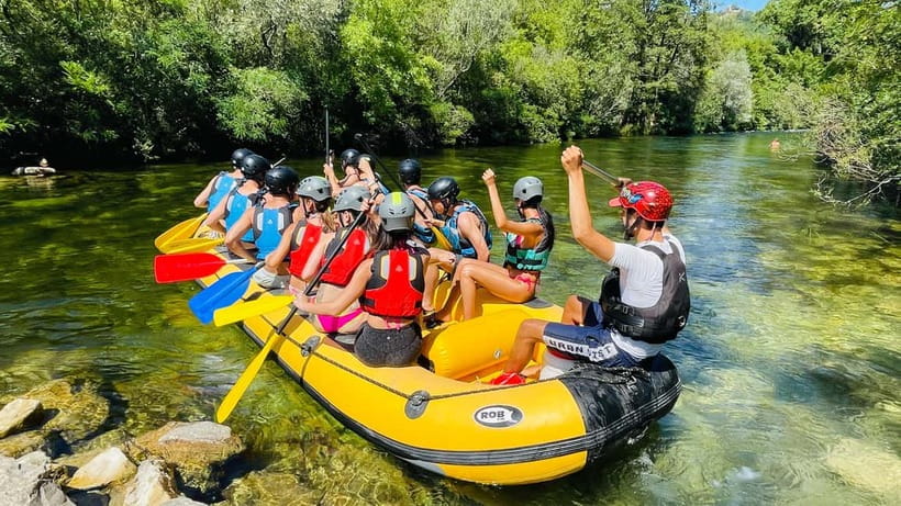 From Omiš/Split: Cetina River Rafting Experience - Getting ready for the first rapid