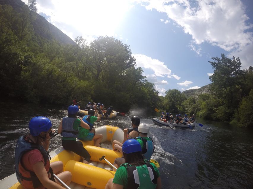 From Omiš/Split: Cetina River Rafting Experience - Three breaks for swimming and cliff jumping