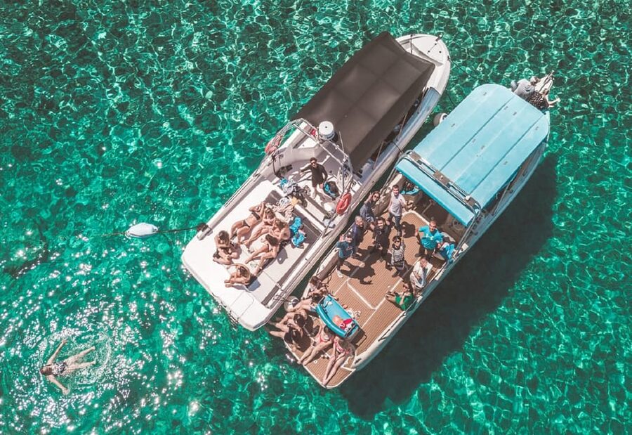 From Split: Blue Cave & 5 Islands Amazing Speedboat Tour - Stiniva Cove and its narrow opening