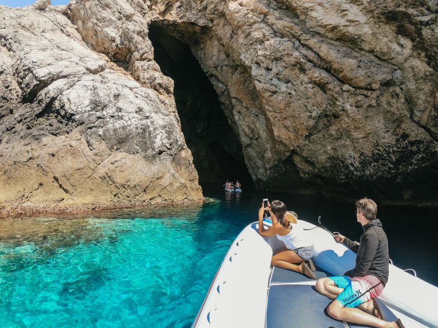 From Split: Blue Cave & 5 Islands with Vis & Hvar Boat Tour - Budikovac Blue Lagoon is your best water break