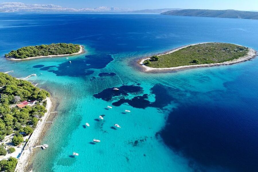 From Split: Blue Lagoon & 2 Islands half-day Private - Three swimming stops instead of one crowded cruise