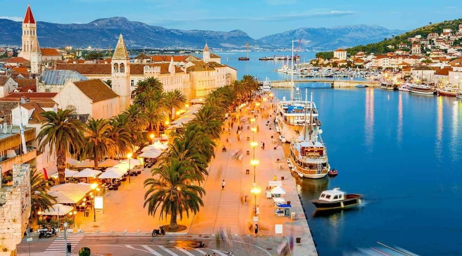 From Split: Blue Lagoon and 3 Island Boat Tour - Blue Lagoon: an early swim in Krknjaši Bay