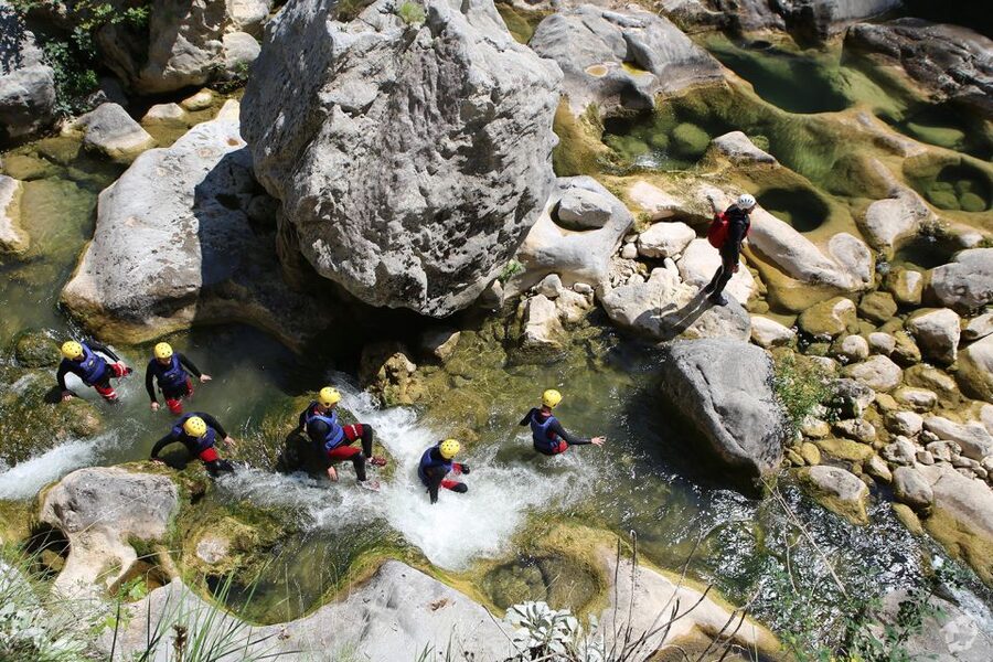 From Split: Canyoning on the Cetina River - The tough walk down to the river
