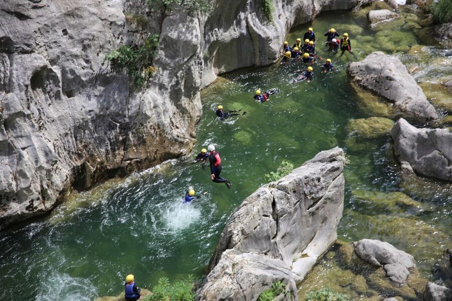 From Split: Canyoning on the Cetina River - Swimming, rapids, and optional jumps