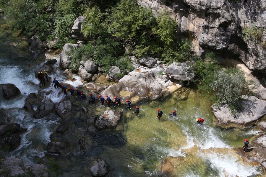 From Split: Canyoning on the Cetina River - Guide support and safety