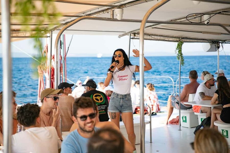 From Split: Catamaran Cruise to Golden Horn & Brač island. - The first crossing from Split to Supetar