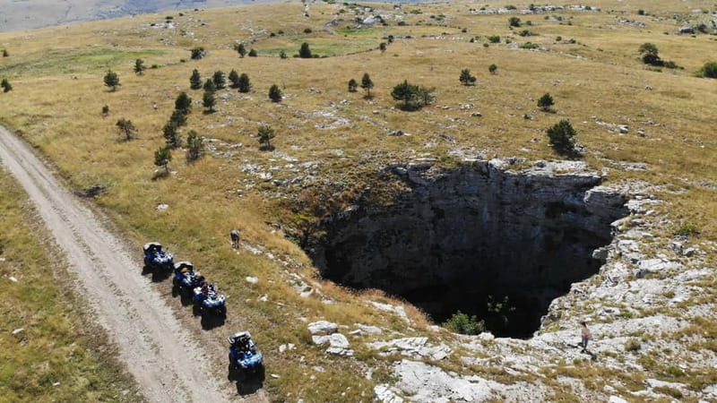 From Split: Dinara Nature Park Quad Adventure with Swimming - River stops, clear water, and the summer swimming option