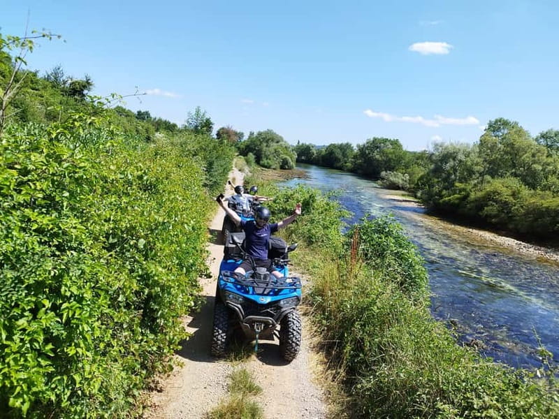 From Split: Dinara Nature Park Quad Adventure with Swimming - Leaving Split for the Hrvace base camp