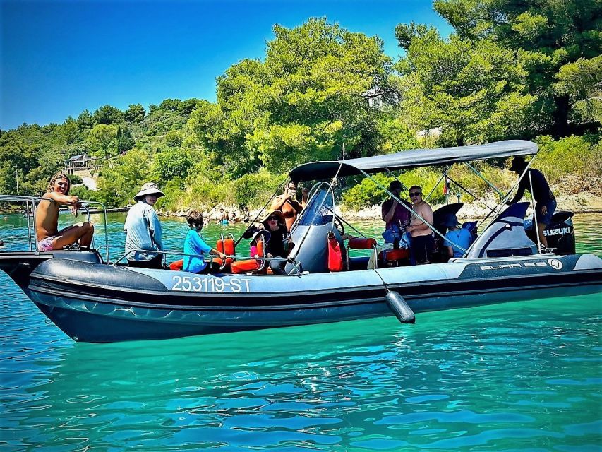 From Split: Half-day Trogir Tour & Speedboat to Blue Lagoon - Nečujam Bay and the second water stop