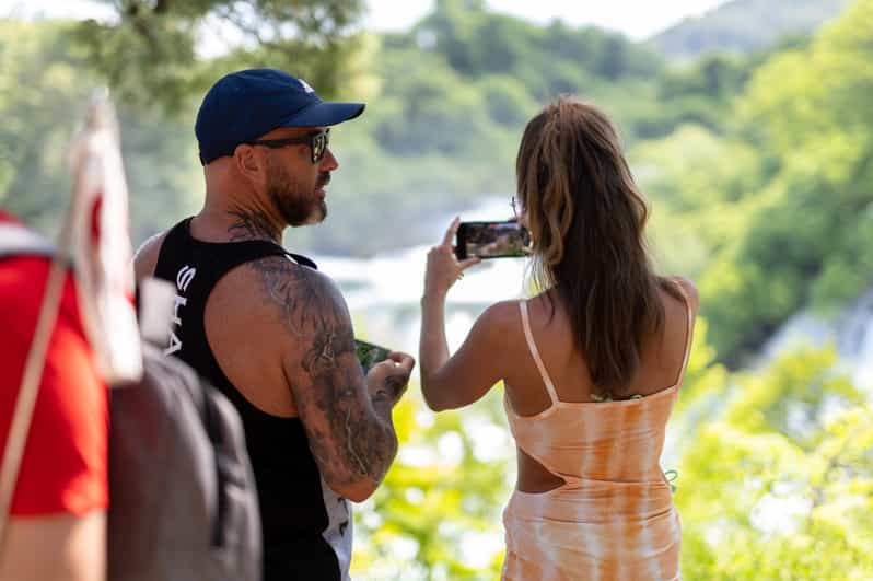 From Split: Krka Waterfalls day tour & wine tasting - Five hours in the park, with some limits
