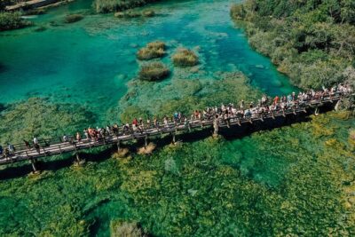 From Split: Krka Waterfalls Tour, Boat Cruise & Swimming