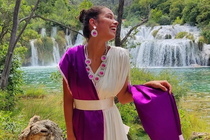 From Split: Krka Waterfalls Trip with Boat Cruise and Swimming - A large-group format with room to roam