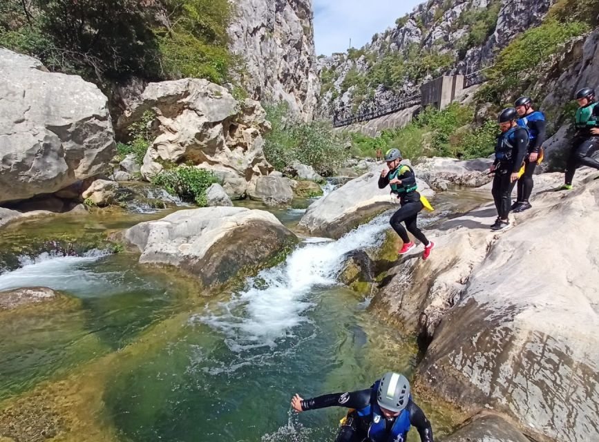 From Split/Omiš: Canyoning Cetina River + Free Photos/Video - The 2.5-hour canyon route