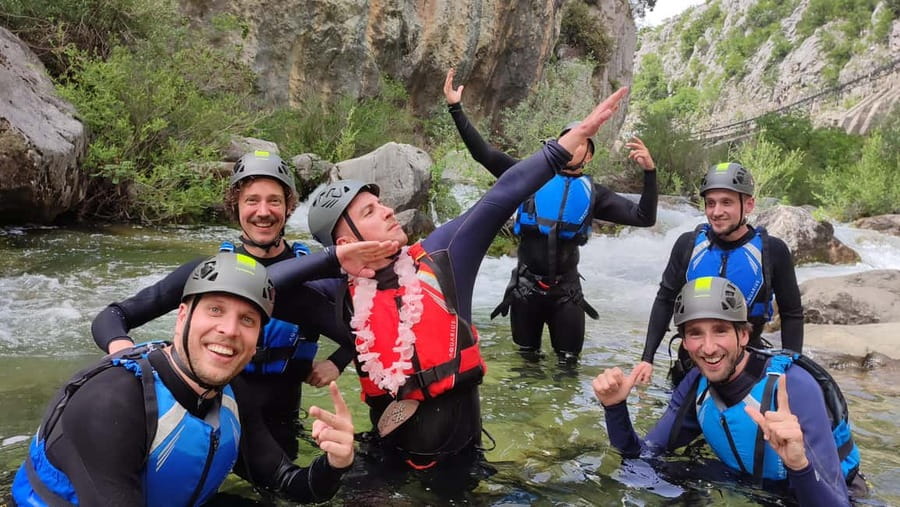 From Split/Omiš: Canyoning Cetina River + Free Photos/Video - Who will enjoy this most?
