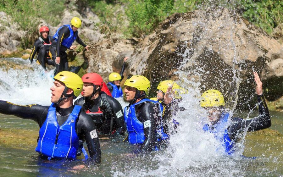 From Split or Zadvarje: Cetina River Canyoning - What the first section feels like