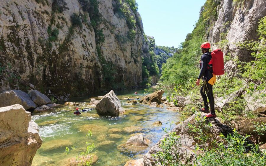 From Split or Zadvarje: Cetina River Canyoning - Basic canyoning or a bigger challenge