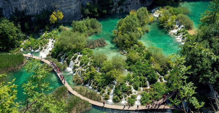 From Split: Private Tour to Plitvice Lakes National Park - Entering a park shaped by water