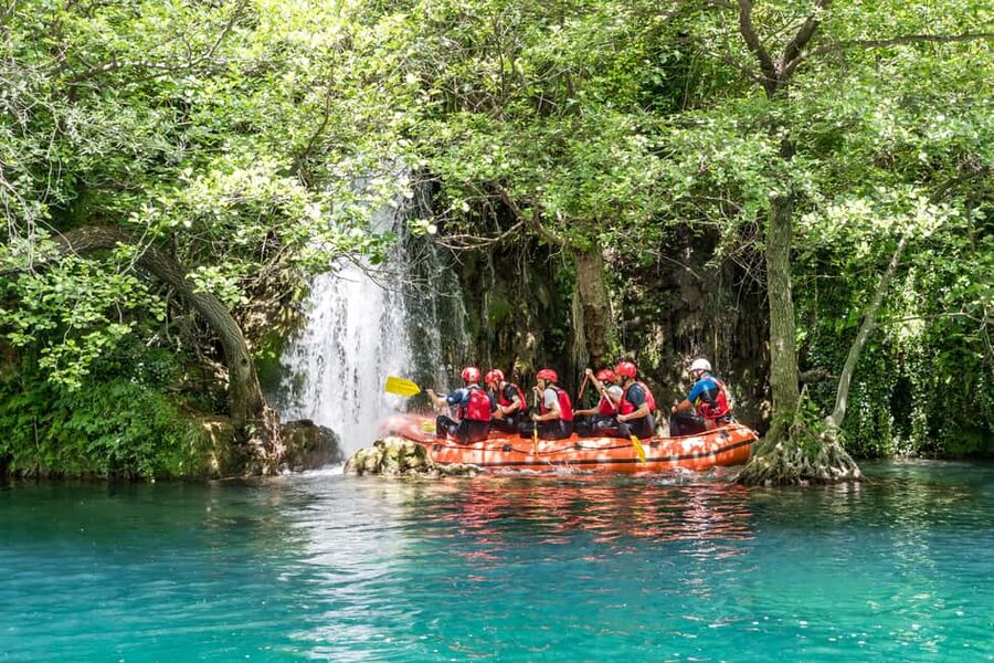 From Split: Rafting, Cave exploring, Cliff jumping w/ Picnic - Getting ready beside the Cetina
