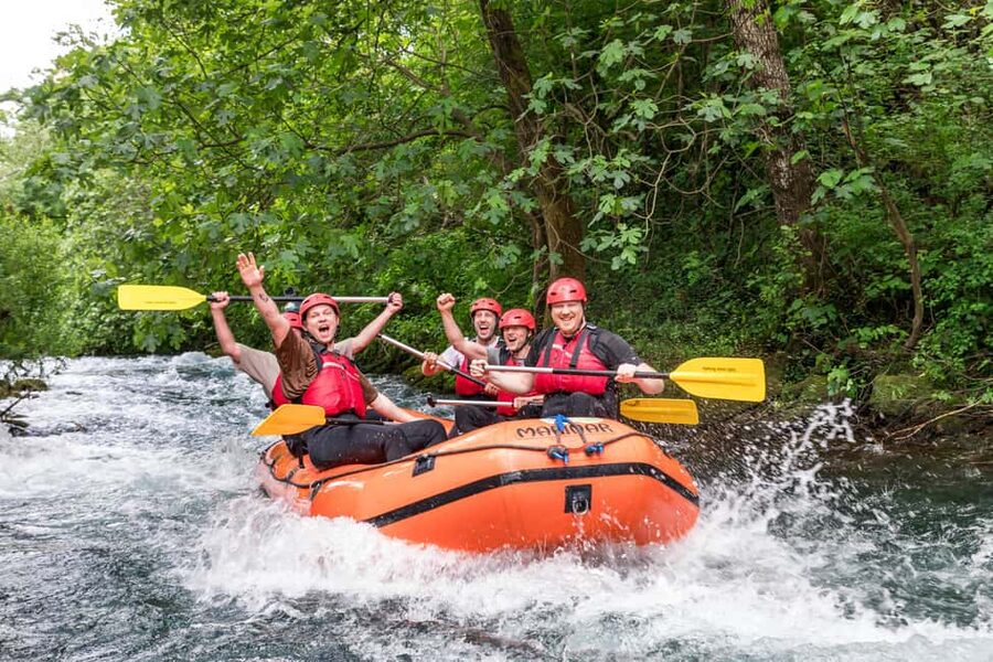 From Split: Rafting, Cave exploring, Cliff jumping w/ Picnic - Three hours on the river, with room to choose your pace