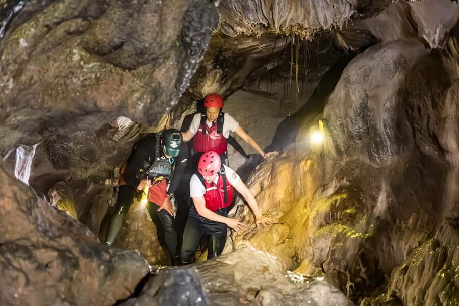 From Split: Rafting, Cave exploring, Cliff jumping w/ Picnic - The 7 am meeting point in Split