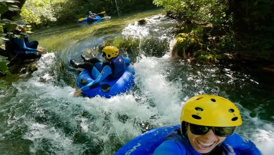 From Split: River Tubing on Cetina River - Leaving Split for the Cetina River