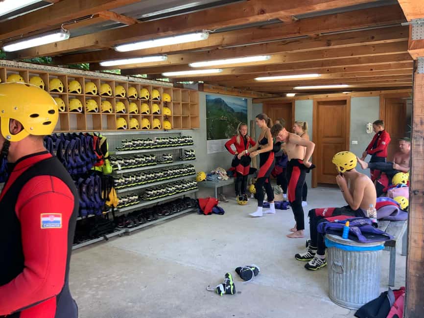 From Split: River Tubing on Cetina River - Getting Suited Up at Zadvarje