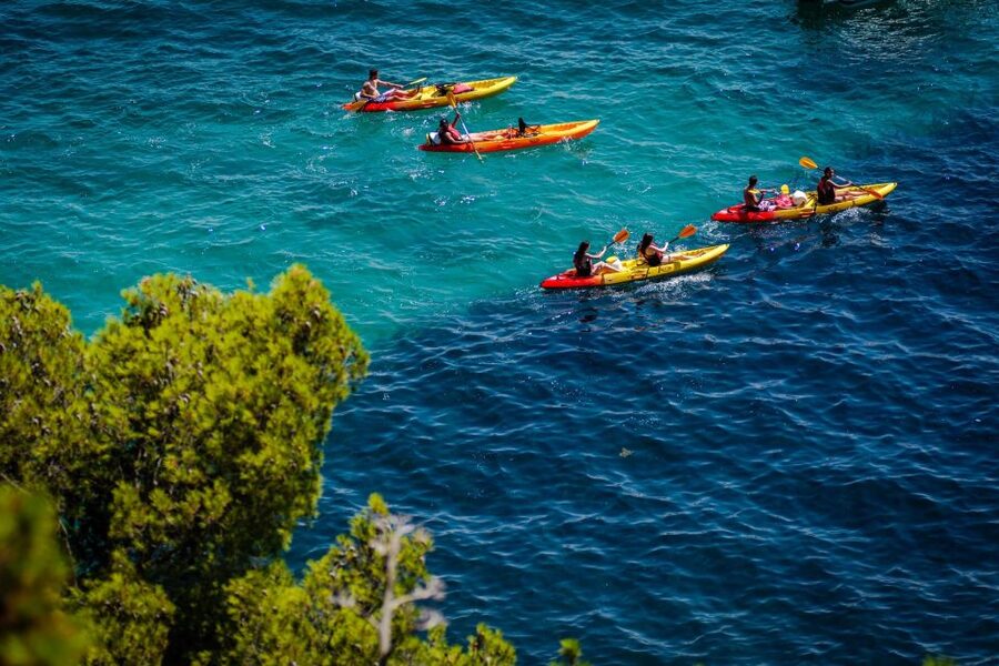 From Split: Sea Kayaking Tour - The paddle back to Bene Beach