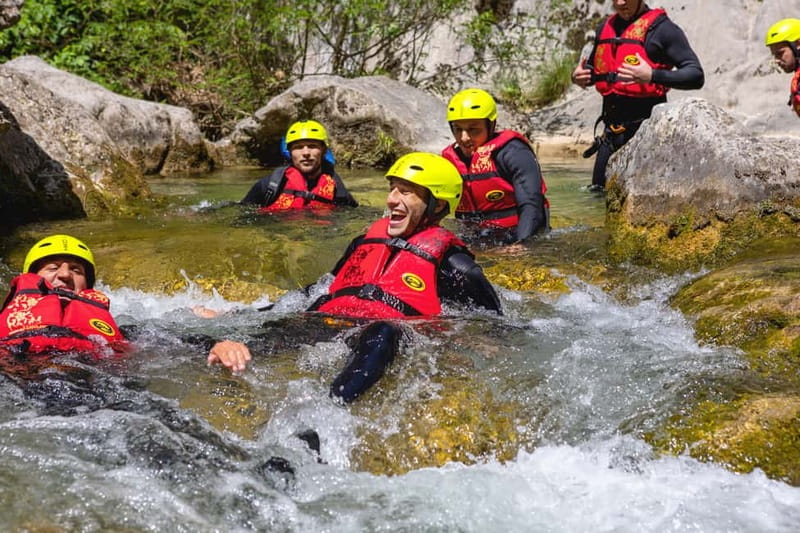From Split/Šestanovac: Canyoning on Cetina River - Safety briefing and getting into the gear