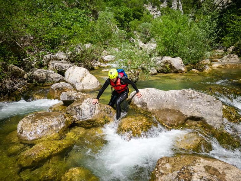 From Split/Šestanovac: Canyoning on Cetina River - The 15-minute walk down to the river