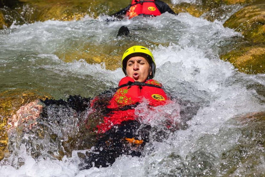 From Split/Šestanovac: Canyoning on Cetina River - The 100-meter rock tunnel