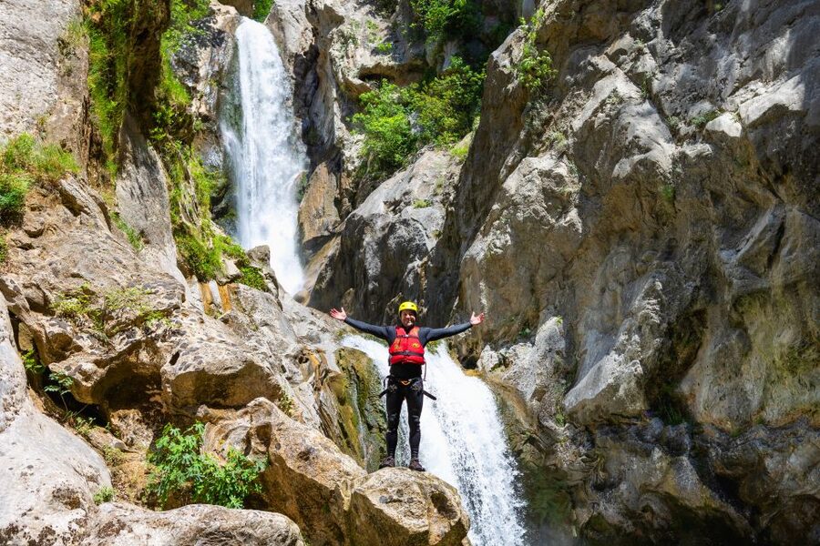 From Split/Šestanovac: Extreme Canyoning on Cetina River - Who will enjoy this most?