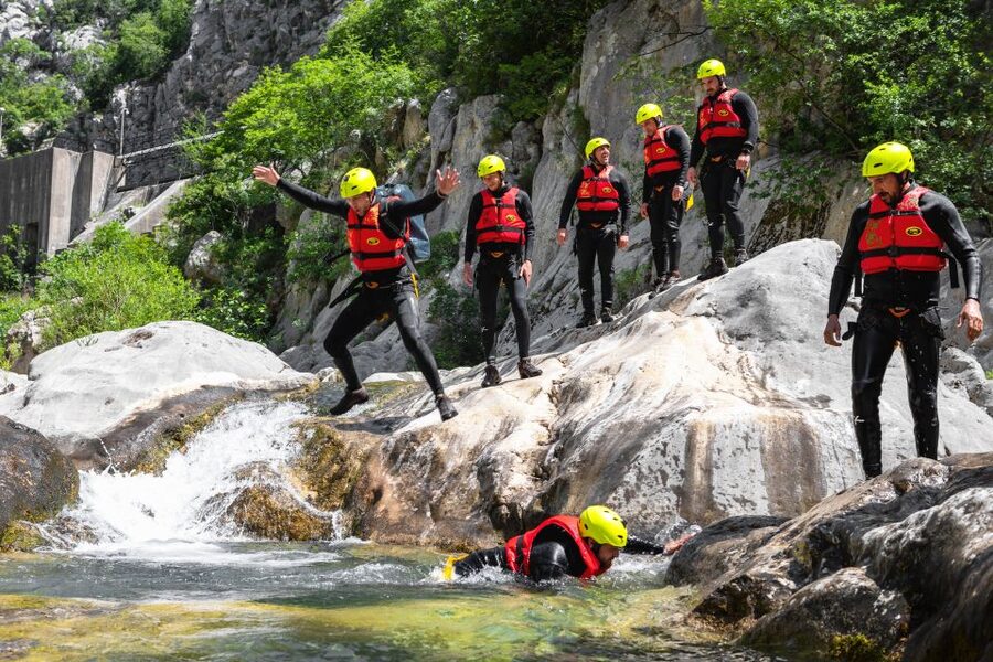 From Split/Šestanovac: Extreme Canyoning on Cetina River - Guides, group pace, and the human side