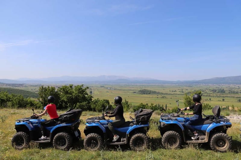 From Split: Three Rivers Quad Tour with Swimming and Lunch - Lunch beside the Cetina at Rumin