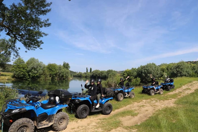From Split: Three Rivers Quad Tour with Swimming and Lunch - The Cetina route and the old bridge at Panj