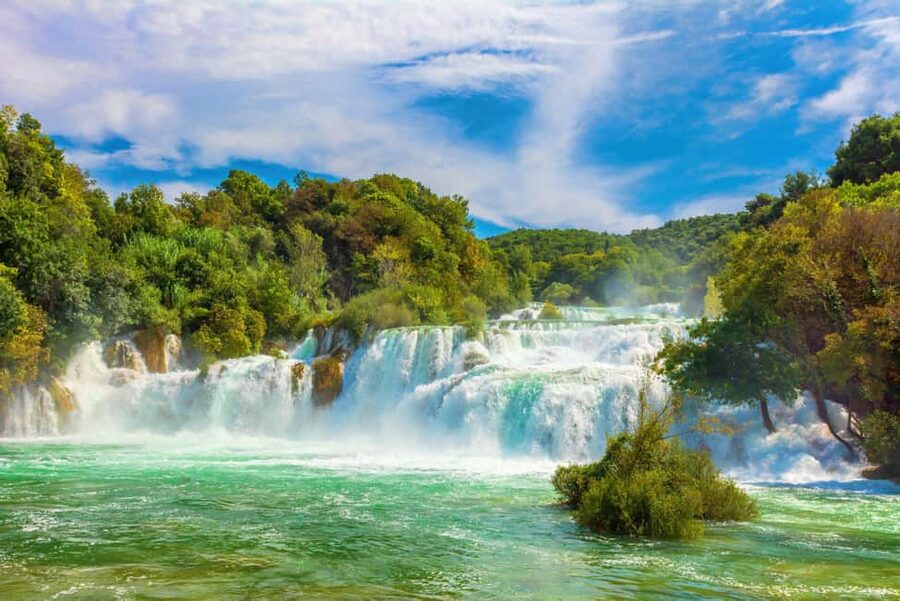 From Split & Trogir: Krka Waterfalls and Primošten - Why pair Krka Waterfalls with Primošten?