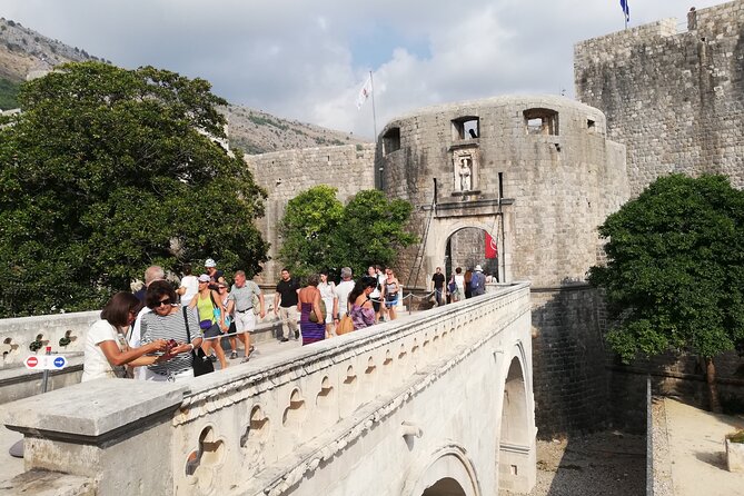 From Split/Trogir Small group tour to Dubrovnik with stop in Ston - Entering Dubrovnik through the Stradun