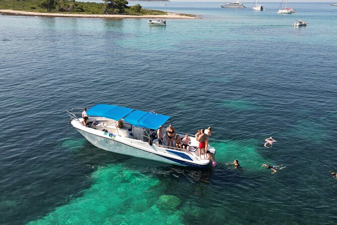 From Trogir & Split: Half Day Speedboat Tour with Blue Lagoon - Three island stops in five useful hours