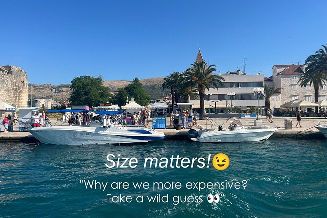 From Trogir & Split: Half Day Speedboat Tour with Blue Lagoon - Maslinica on Šolta: a quieter hour ashore