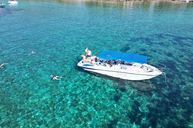 From Trogir & Split: Half Day Speedboat Tour with Blue Lagoon - Blue Lagoon and Krknjasi Bay: the main swim